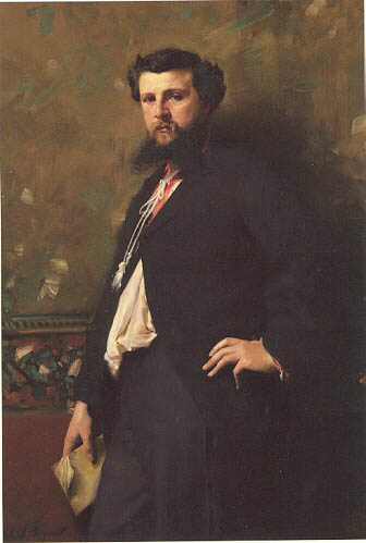 Portrait of French writer Edouard Pailleron